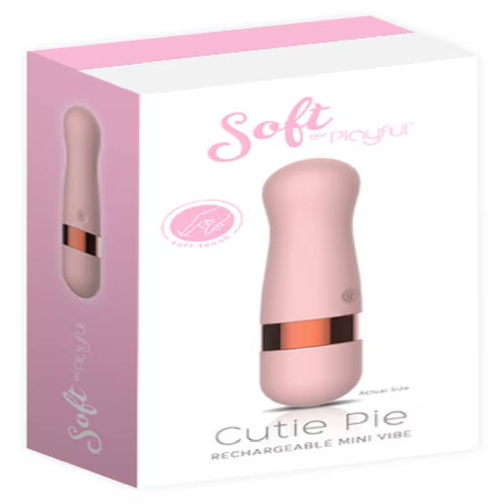 Soft by Playful Cutie Pie Rechargeable Mini Bullet Vibrator Bullet Vibrators