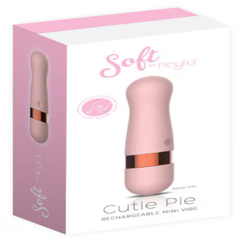 Soft by Playful Cutie Pie Rechargeable Mini Bullet Vibrator - Bullet Vibrators