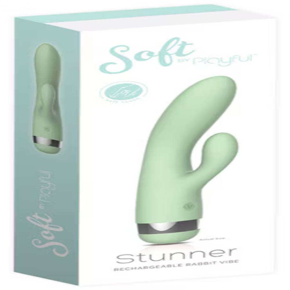 Soft by Playful Stunner Rechargeable Rabbit Vibrator Rabbit Vibrators