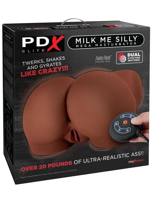 PDX Elite Milk Me Silly Mega Masturbator Brown Masturbators and Strokers