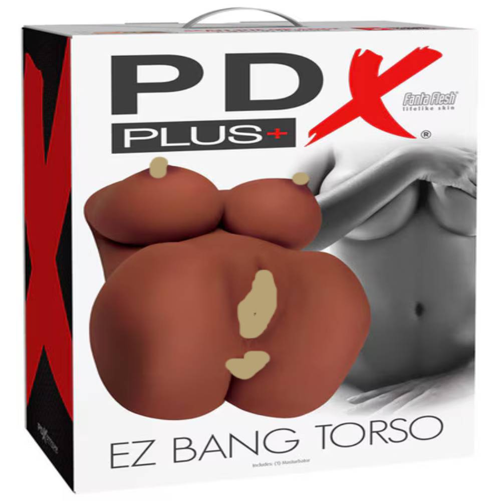 PDX Plus EZ Bang Torso Realistic Male Masturbator Realistic Butts And Vaginas