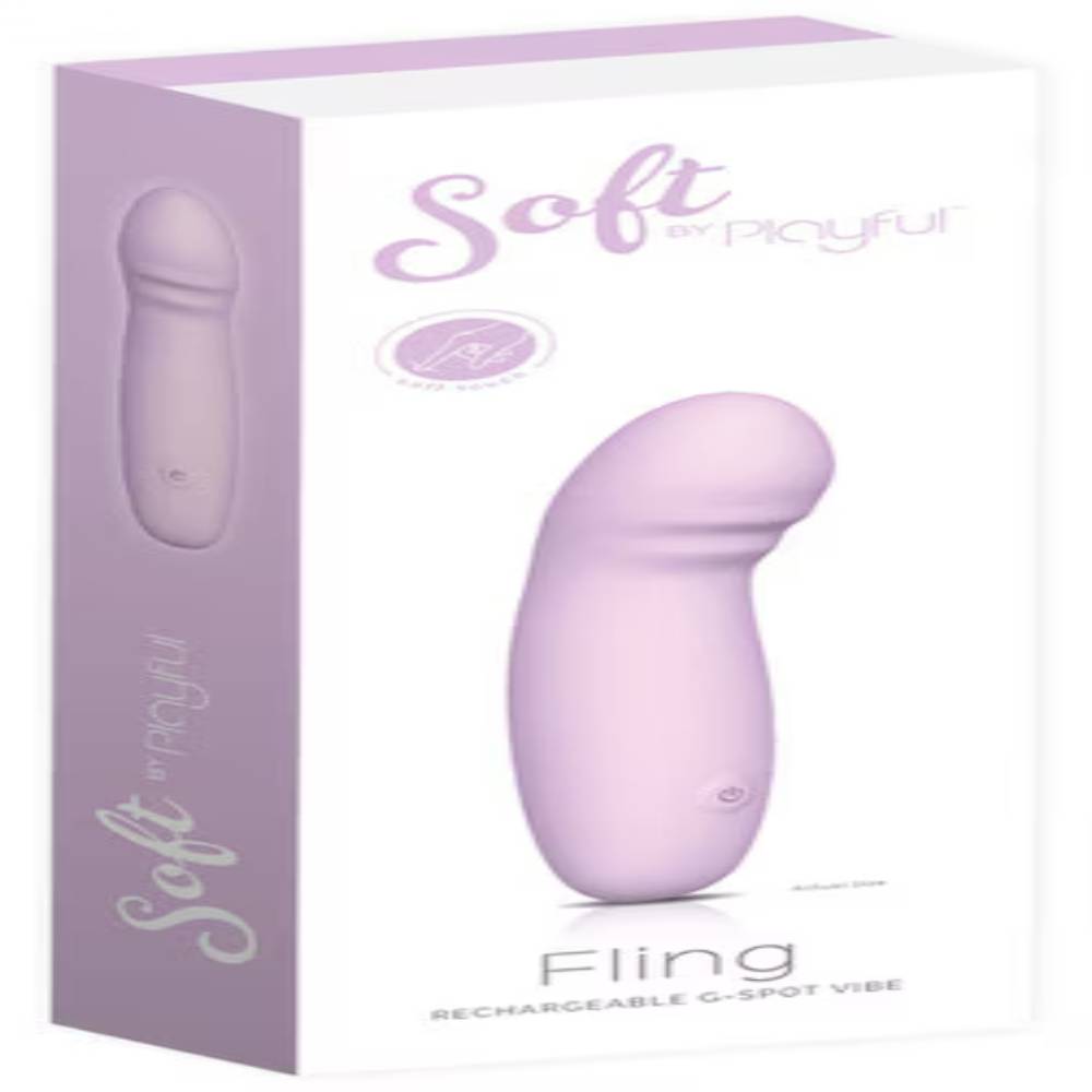 Soft by Playful Fling Rechargeable G-Spot Vibrator G-Spot Vibrators