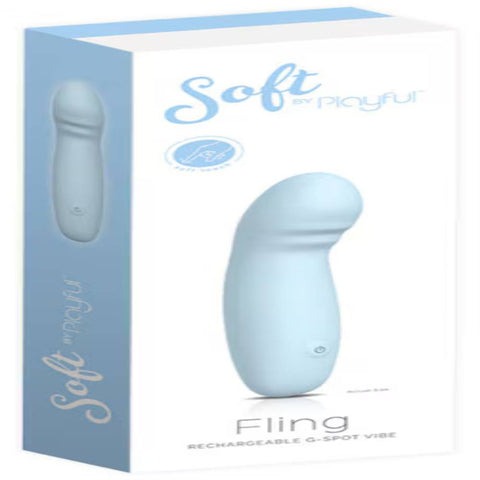 Soft by Playful Fling Rechargeable G-Spot Vibrator - G-Spot Vibrators