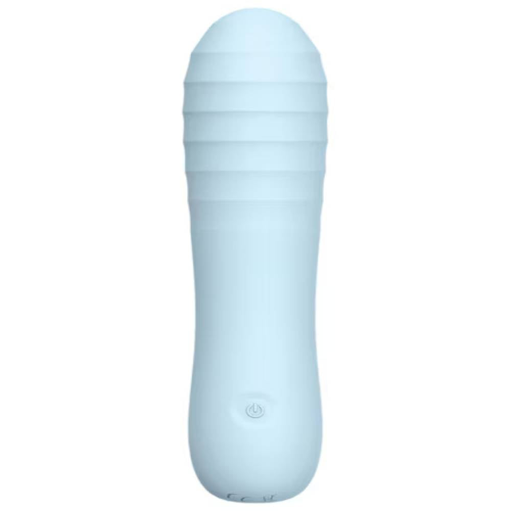 Soft by Playful Posh Rechargeable Squishy Ribbed Vibrator Personal Massagers