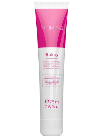 INTIMINA Balmy Intimate Soothing and Moisturising Cream 75ml - Delay and Excite Sprays