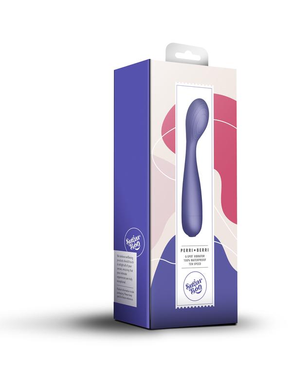 Rocks Off SugarBoo Peri Berri 10 Function Waterproof G Spot Vibrator Blue G-Spot Vibrators