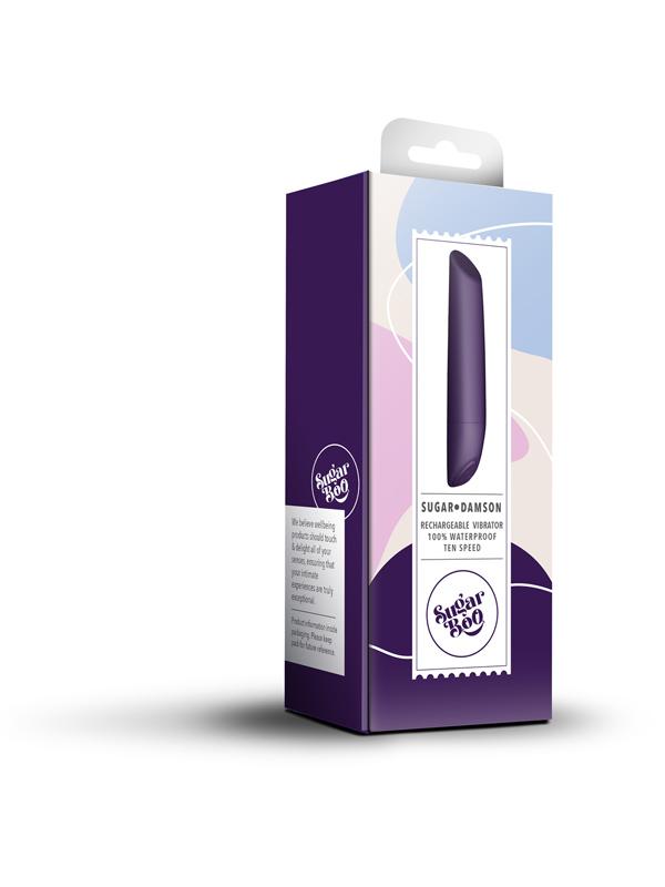 Rocks Off SugarBoo Sugar Damson Bullet Vibrator Bullet Vibrators