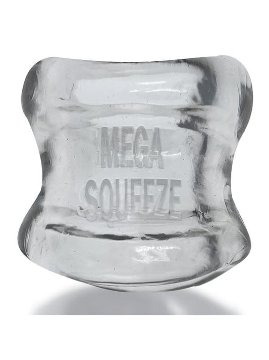Oxballs Mega Squeeze Ergofit Ball Stretcher Clear - Ball and Cock Toys