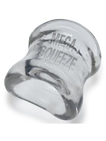 Oxballs Mega Squeeze Ergofit Ball Stretcher Clear - Ball and Cock Toys