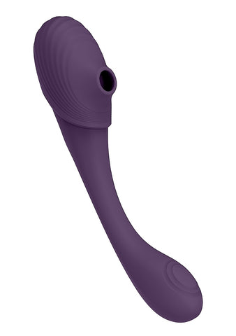 Vive Mirai Double Ended Pulse & Air Wave Bendable Vibrator - Clit Ticklers and Pulsators