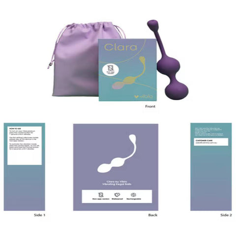 Vibio Clara Vibrating 5 Functions Silicone Kegel Balls Exercisers - Love Eggs and Kegel Exercisers