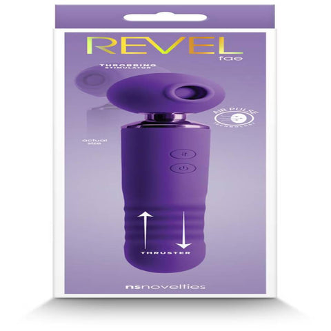NS Novelties Revel Fae Air Pulse Clitoral Vibrator - Clit Ticklers and Pulsators