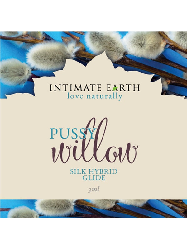 Intimate Earth Pussy Willow Silk Hybrid Glide 3ml Foil Anal Lubes