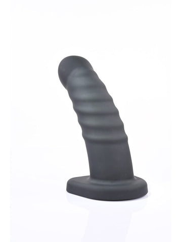 Merge Sportsheets Banx Ribbed Hollow Dildo Black - Realistic Dildos