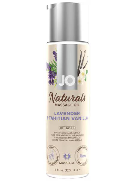 System JO Naturals Oil Based Massage Oil 120 ml Massage Oils and Lubricants