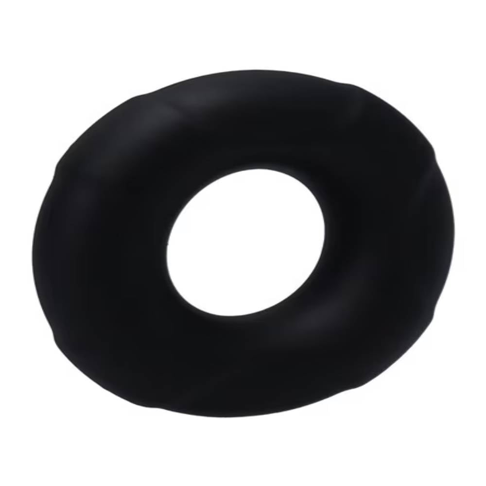 Tantus Buoy Stretchy Silicone Cock Ring Onyx Stretchy Cock Rings