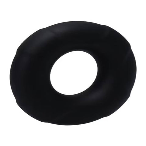 Tantus Buoy Stretchy Silicone Cock Ring Onyx - Stretchy Cock Rings