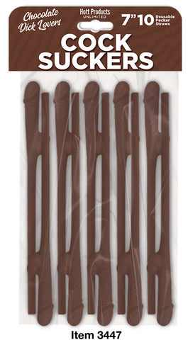 Hott Products Reusable Cocksucker Penis Shape Straws - Party Gifts and Novelties