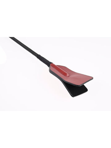 Sportsheets Saffron Tap & Tickle Dual Ended Crop and Silicone Flogger - Whips And Crops