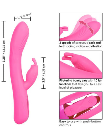 CalExotics Jack Rabbit Elite Rocking Rabbit Vibrator - Rabbit Vibrators