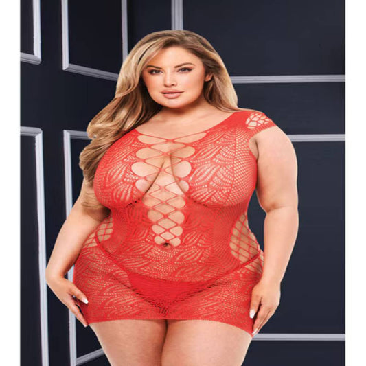 Baci Corset Front Lace Womens Intimate Mini Dress Queen - Bustiers and Corsets