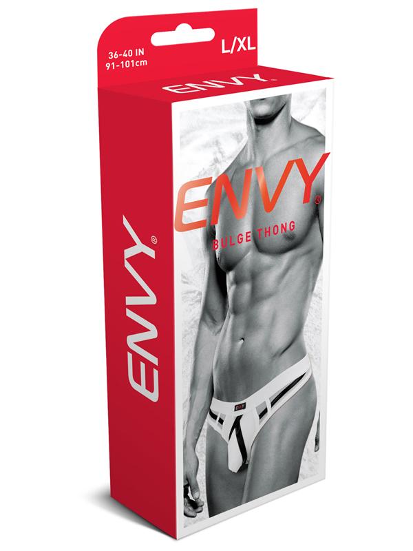 Envy Bulge Thong White Bras and Bra Sets