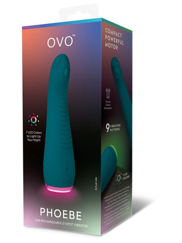 Ovo Phoebe G-Spot Rechargeable Silicone Vibrator - G-Spot Vibrators