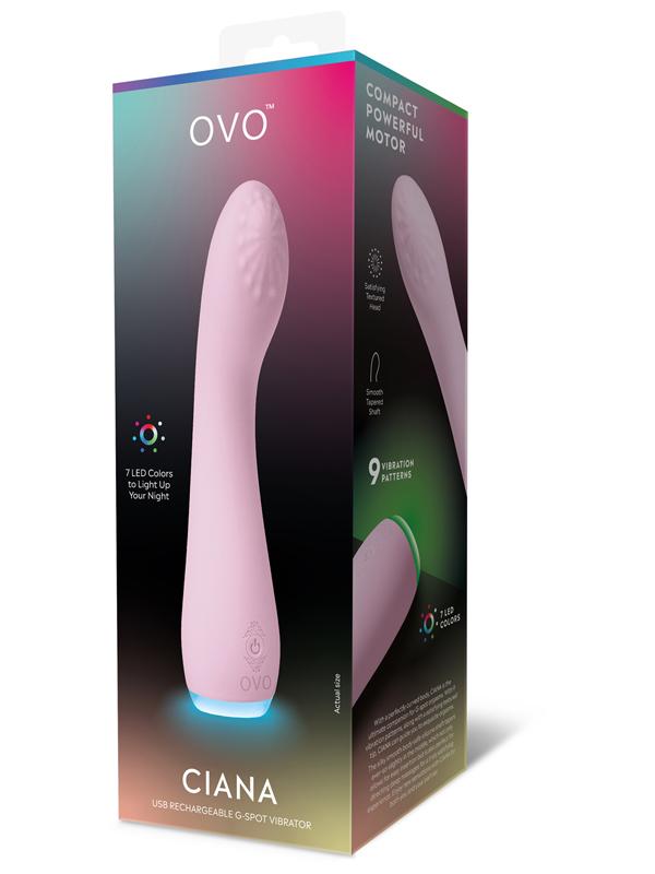 Ovo Ciana G-Spot Rechargeable Silicone Vibrator G-Spot Vibrators