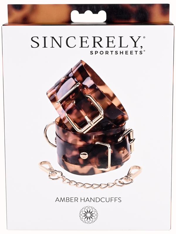 Sportsheets Amber Hand Cuffs Collars And Cuffs