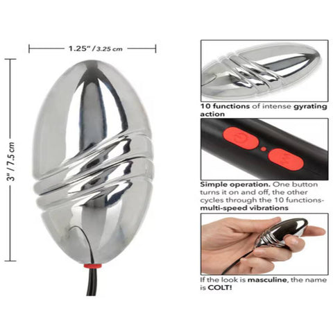 Colt Rechargeable Turbo 10 Functions Bullet Vibrator - Bullet Vibrators