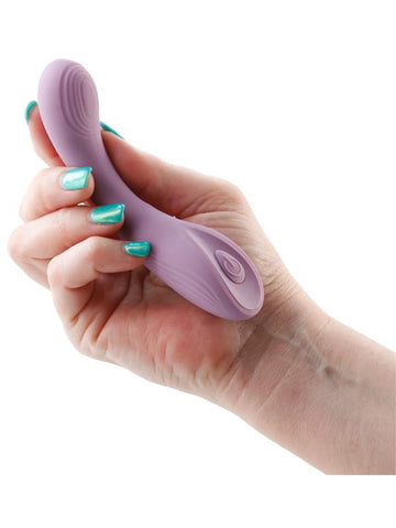 NS Novelties Desire Pure Rechargeable Vibrator Dusty Lavender - G-Spot Vibrators