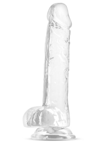 NS Novelties Fantasia Ballsy 6.5 Inch Dildo Clear - Realistic Dildos