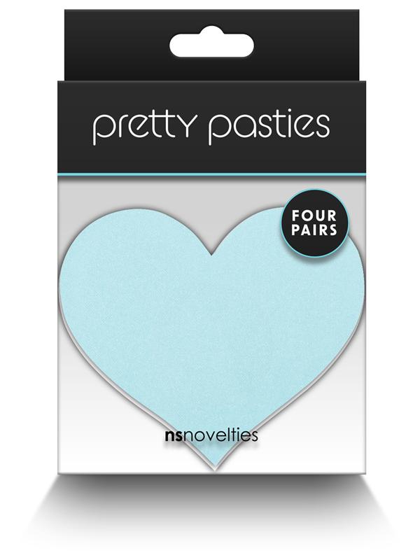 NS Novelties Pretty Pasties Heart I Assorted Nipple Cover 4 Pairs Breast and Nipple Toys