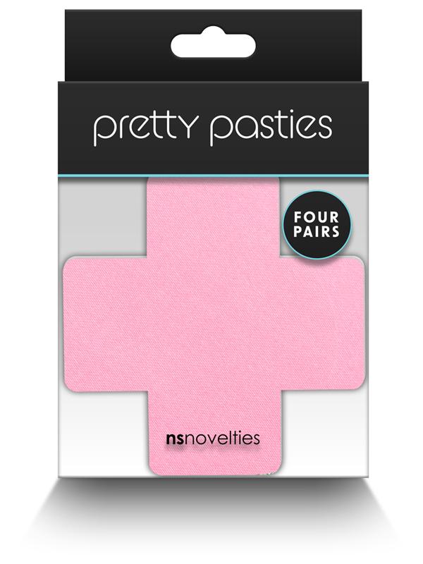 NS Novelties Pretty Pasties Cross II Assorted Nipple Cover 4 Pairs Breast and Nipple Toys