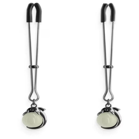 NS Novelties Bound Nipple Clamps G1 - Nipple and Clit Clamps