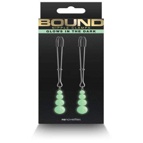NS Novelties Bound Womens Nipple Clamps G2 - Breast and Nipple Toys
