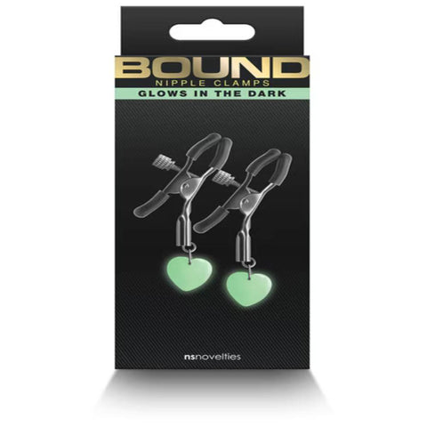 NS Novelties Bound Nipple Clamps G3 - Nipple and Clit Clamps