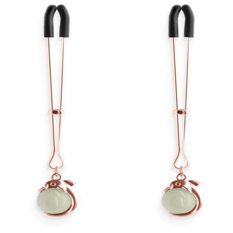 NS Novelties Bound Nipple Clamps G1 - Nipple and Clit Clamps