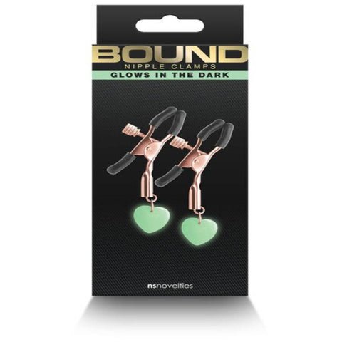 NS Novelties Bound Nipple Clamps G3 - Nipple and Clit Clamps