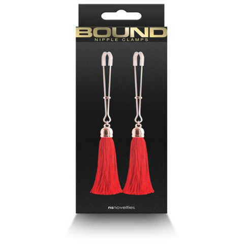 NS Novelties Bound Nipple Clamps T1 - Nipple and Clit Clamps