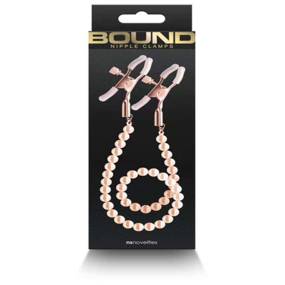 NS Novelties Bound Nipple Clamps DC1 Nipple and Clit Clamps