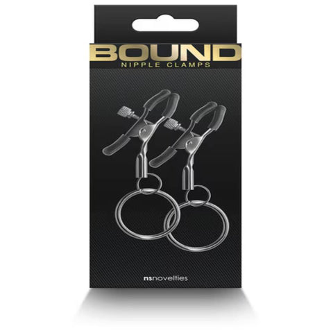 NS Novelties Bound Womens Nipple Clamps C2 - Nipple and Clit Clamps