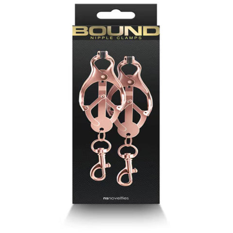 NS Novelties Bound Sexy Nipple Clamps C3 - Nipple and Clit Clamps