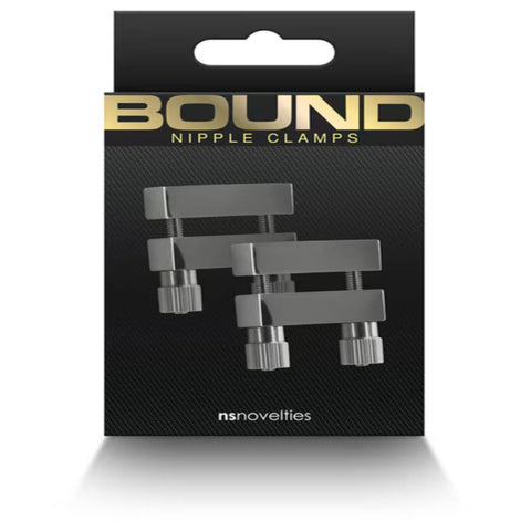 NS Novelties Bound Adjustable Nipple Clamps V1 - Nipple and Clit Clamps