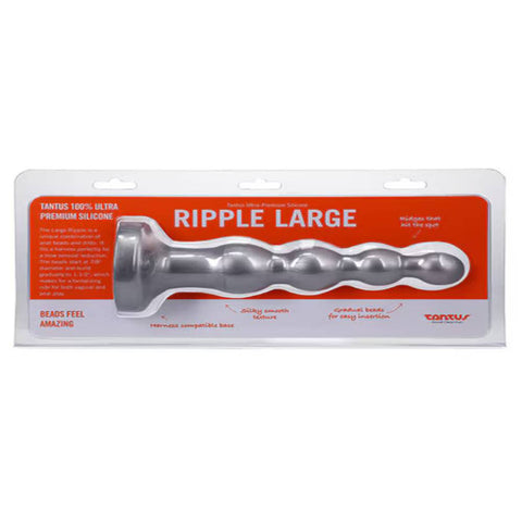 Tantus Ripple Large Silicone Classic Anal Beads - Anal Beads and Balls