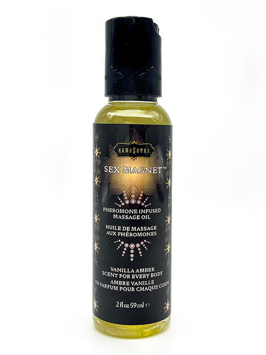 Kama Sutra Products Sex Magnet Pheromone Massage Oil Vanilla Amber Massage Oils and Lubricants
