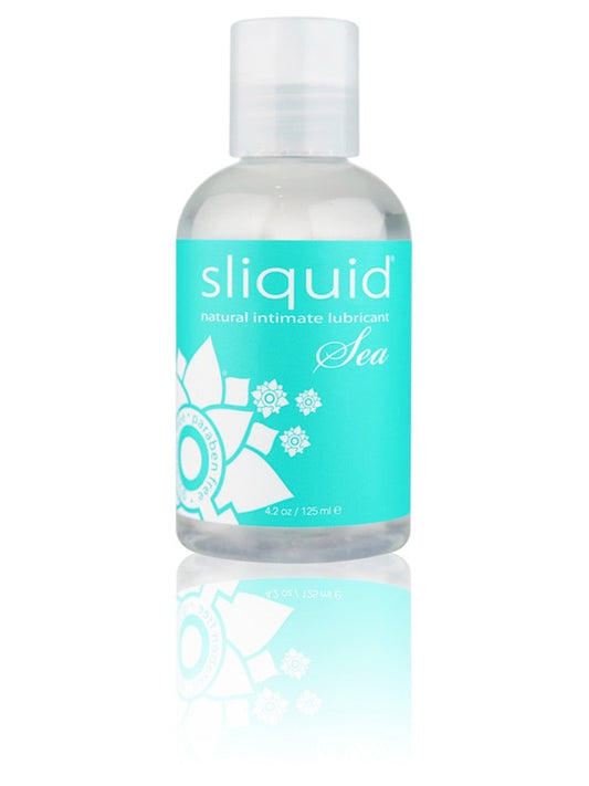 Sliquid Naturals Sea Water Based Water Based Intimate Lubricant 4.2 Oz - Water Based Lubes