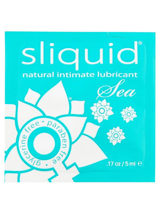 Sliquid Naturals Sea Pillows Water Based Intimate Lubricant .17 Oz - Water Based Lubes