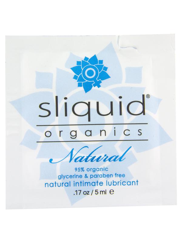 Sliquid Organics Natural Pillows Water Based Intimate Lubricant .17 Oz Water Based Lubes