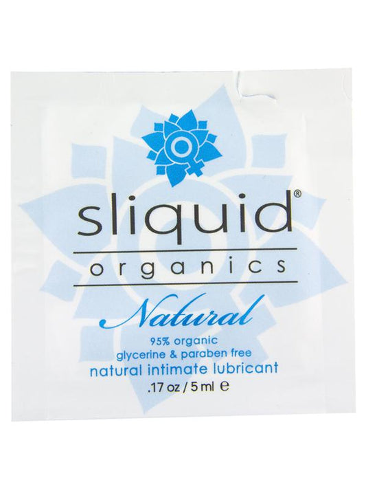 Sliquid Organics Natural Pillows Water Based Intimate Lubricant .17 Oz - Water Based Lubes